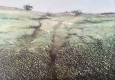 Monsoon grasses Oil on panel 24×30 cm